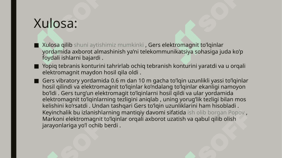 Gers viberatori Yorug’lik interferensiyasini kuzatish usullari 7