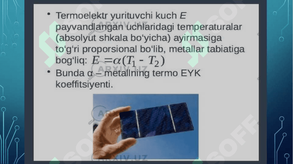 Quyosh fotoelektrik elementlari va modullari 8
