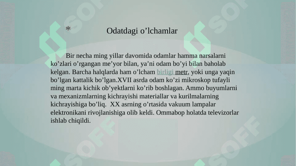Nanoo’lchamli  klasterlar va kristallar.  Nanotexnologiya 4