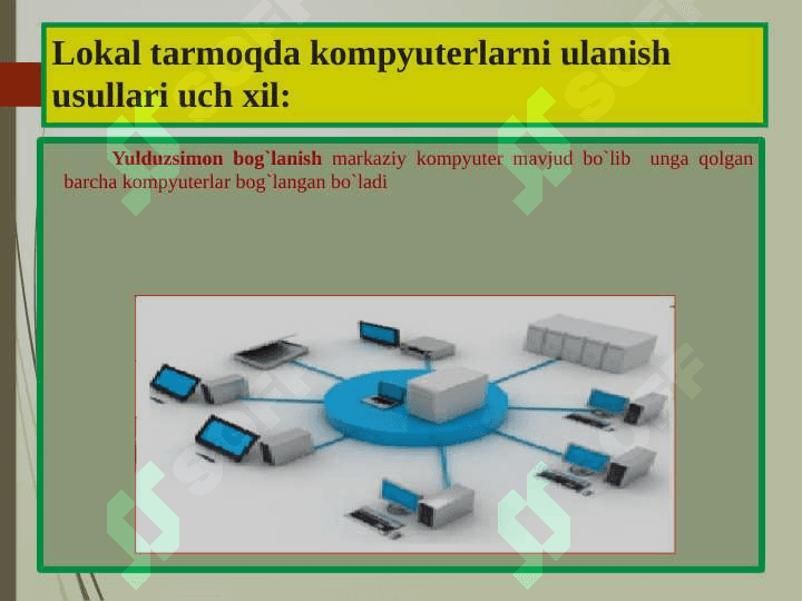 Lokal tarmoqlar orqali axborotlar almashtirish 5