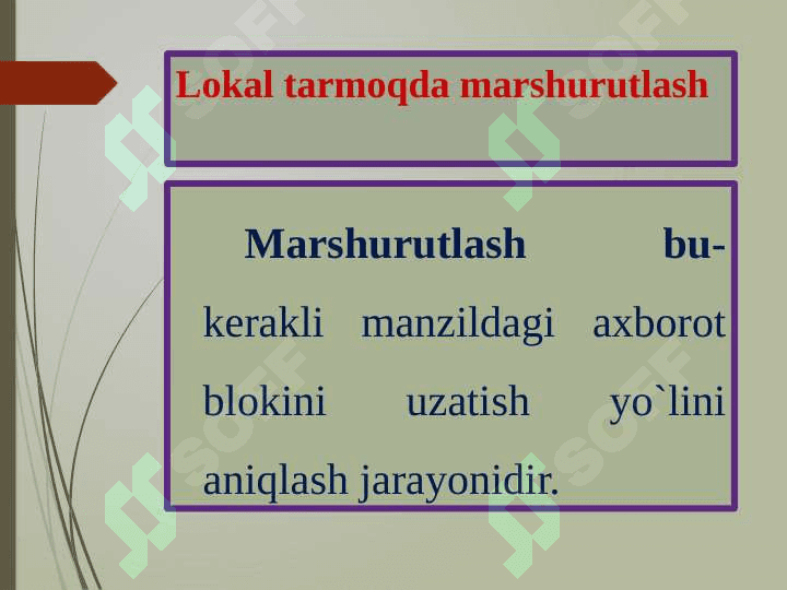 Lokal tarmoqlar orqali axborotlar almashtirish 8