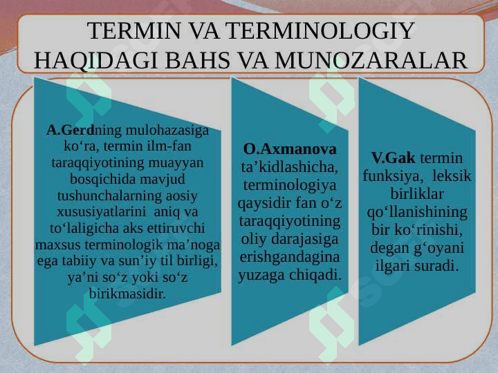 TERMIN VA TERMINOLOGIYA 7