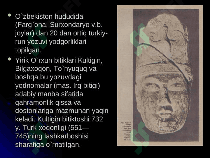 Turkiy bitiklarda  davlatchilik g’oyalari 7