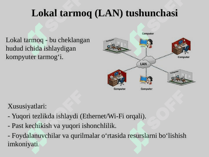 Lokal tarmoq va uning qurilish usullari 3