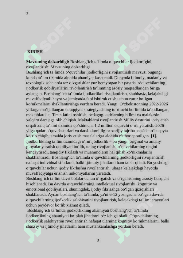 Boshlang‘ich ta’limda o‘quvchilar ijodkorligini rivojlantirish 3