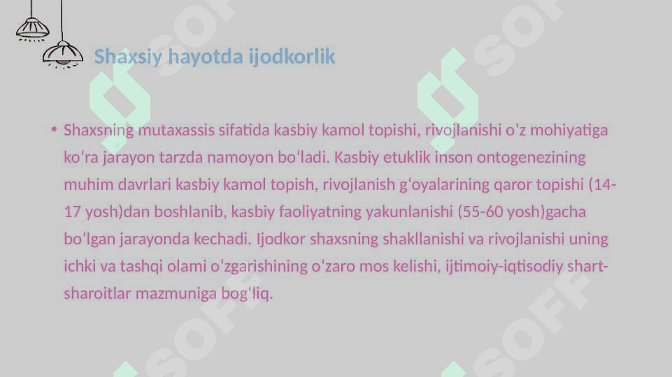 Kreativ shaxs tasnifi (slayd) 3