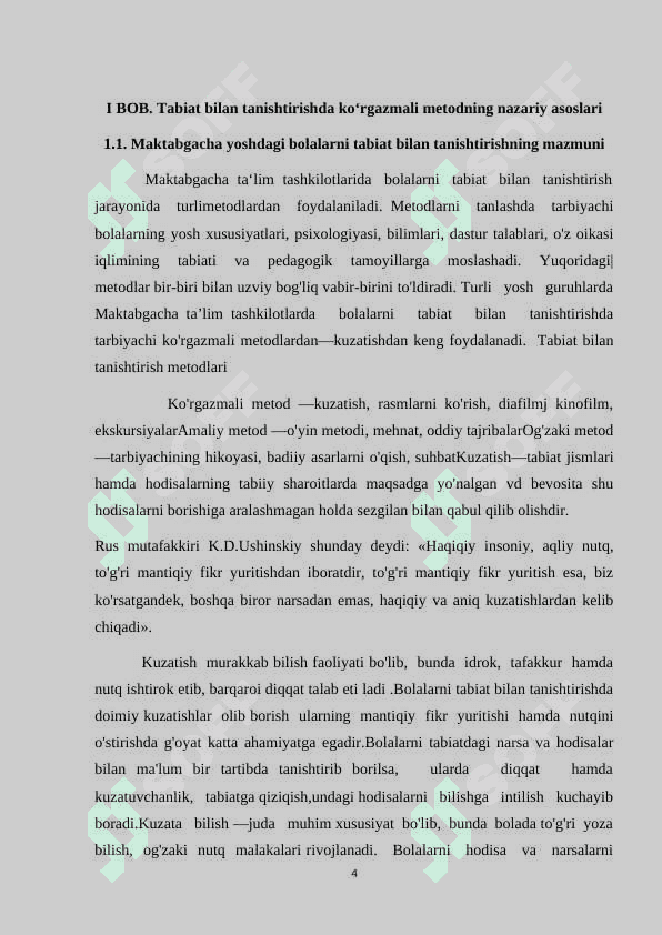 Tabiat bilan tanishtirishda koʻrgazmali metod va usullarining oʻziga xosligi 4