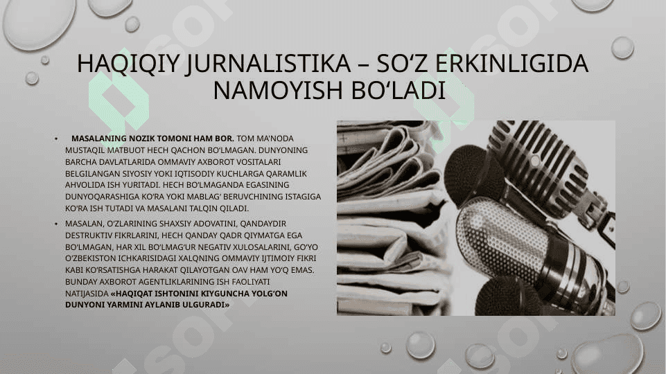Jurnalistikadagi tendinsiyalar 4