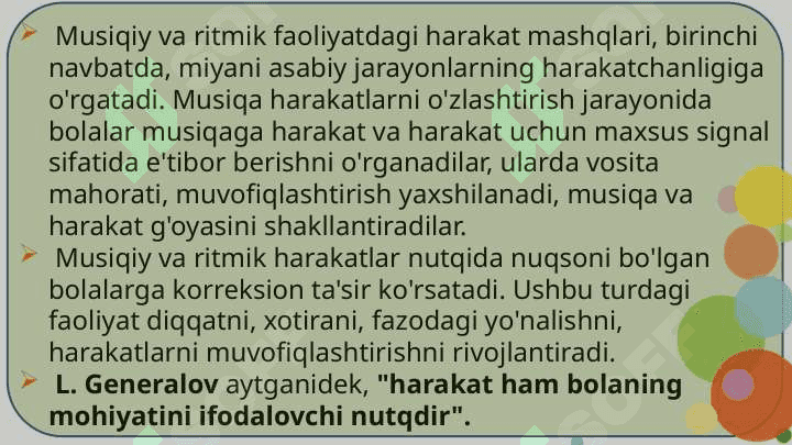 Logoritmika musiqali ritmik harakatlar 4