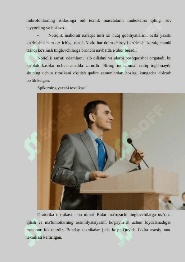 Notiqlik san'ati mahorati. Ommaviy nutq nima va uni qanday o'rganish kerak 5
