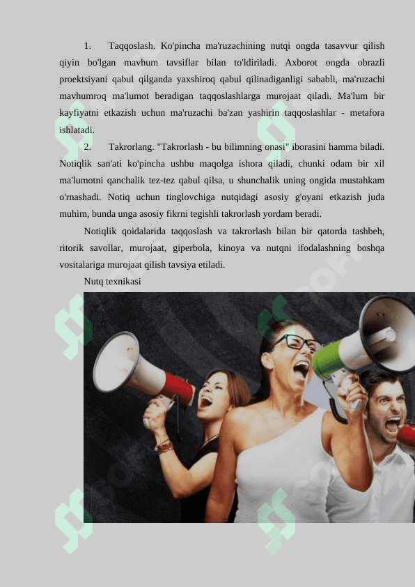 Notiqlik san'ati mahorati. Ommaviy nutq nima va uni qanday o'rganish kerak 6