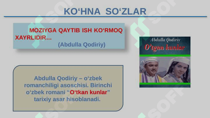 KO‘HNA SO‘ZLAR USLUBIYATI 7