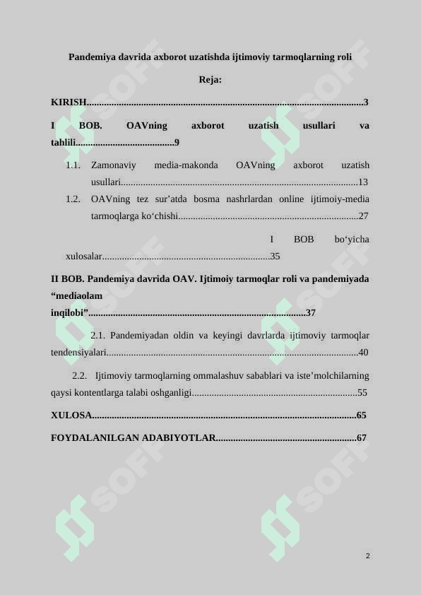 Pandemiya davrida axborot uzatishda ijtimoviy tarmoqlarning roli 2