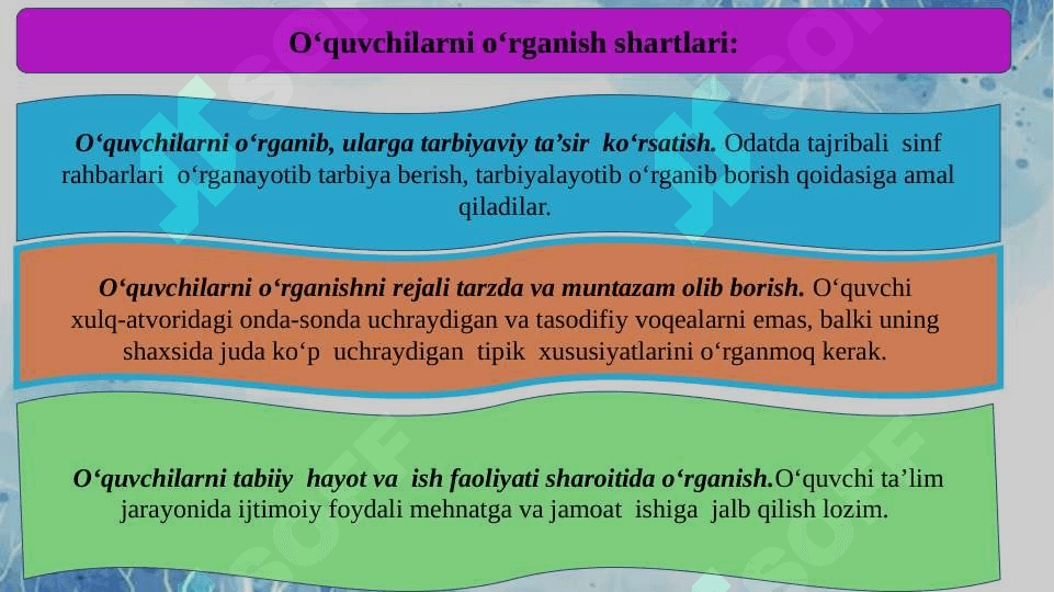 Boshlang‘ich sinf   o‘quvchilarida  ijtimoiy kompetensiyalarni shakllantirish. (1 4 sinf tarbiya darsi) 8