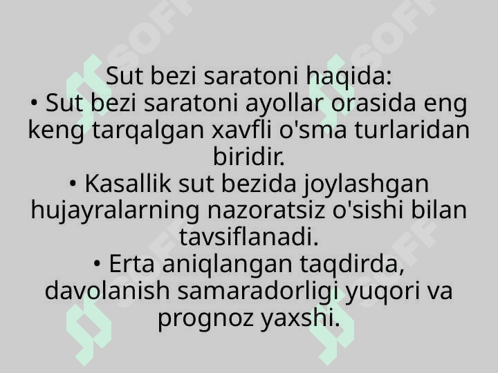 Sut bezi saratonida aʼzoni saqlovchi operatsiyalar. Suyak xavfli oʻsmalarida aʼzoni saqlovchi operatsiyalar 3