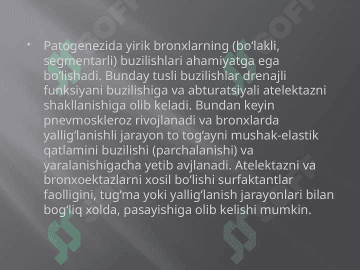 Bronxoektatik kasallik 6