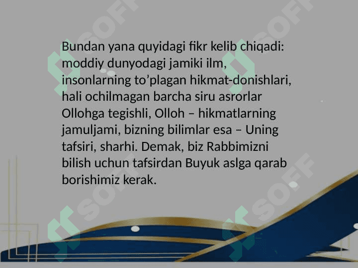 Mavzu Ma'rifat va haqiqat.Tasavvuf silsilalari 6