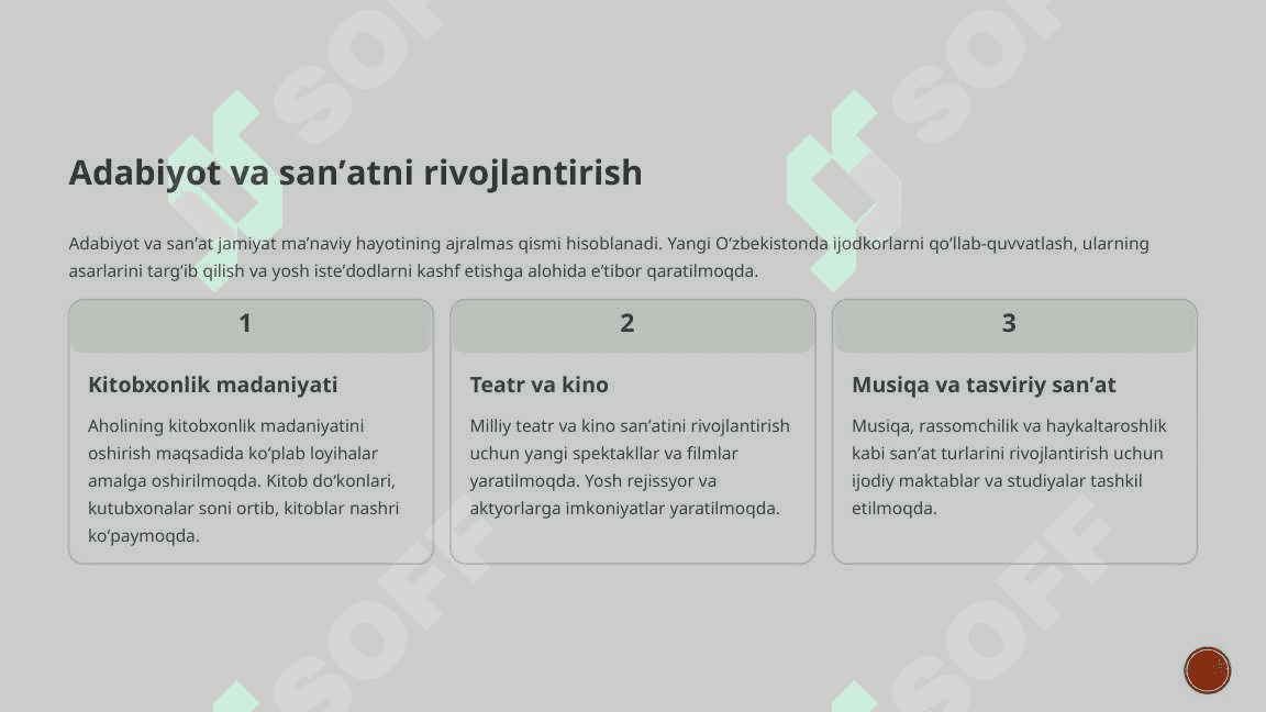 Yangi Ozbekistonda amalga oshirilayotgan manaviy ozgarishlar 4