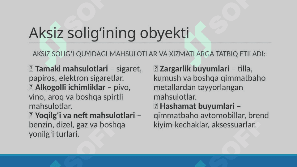AKSIZ SOLIG'I (SLAYD) 6