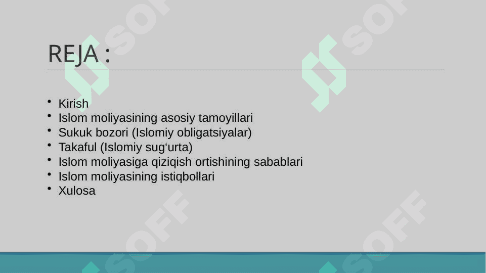 ISLOM MOLIYASIGA QIZIQISHNING ORTIB BORISHI SABABLARI (SLAYD) 2