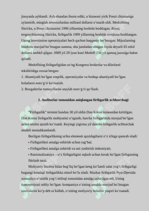 AUDITORLIK TEKSHIRUVIDA FIRIBGARLIKNI ANIQLASH (REFERAT) 4