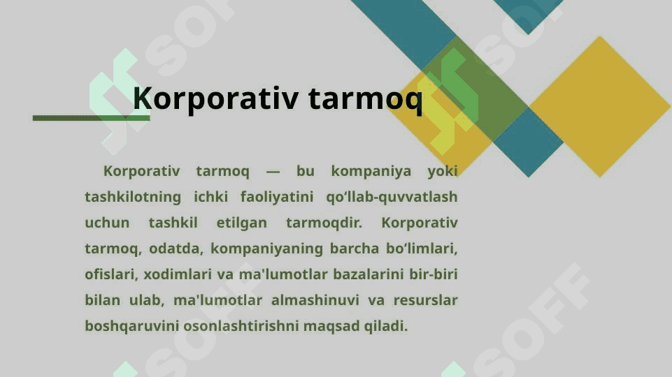 Cisco Packet Tracerda korporativ tarmoqni loyihalash 4
