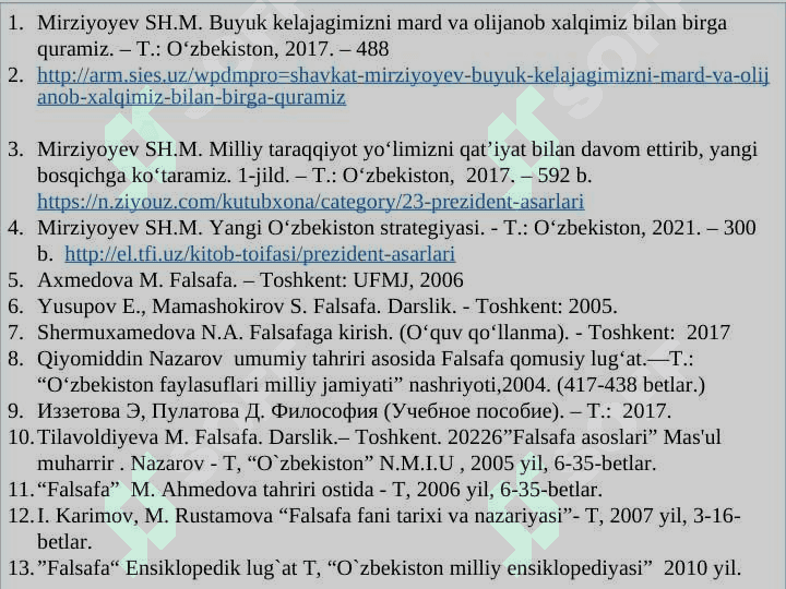 Falsafaning metod, qonun va kategoriyalari 4