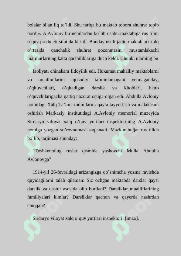Abdulla Avloniy hayoti va ijodi 8