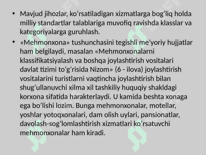 TURIZMDA JOYLASHTIRISH VOSITALARI 6