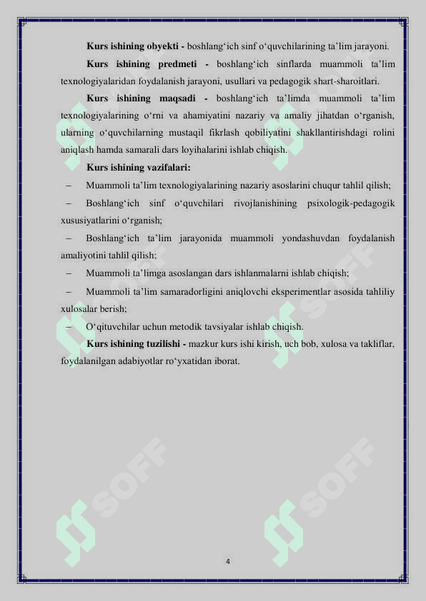 Boshlang'ich sinflarda muammoli ta'lim texnologiyalari 4