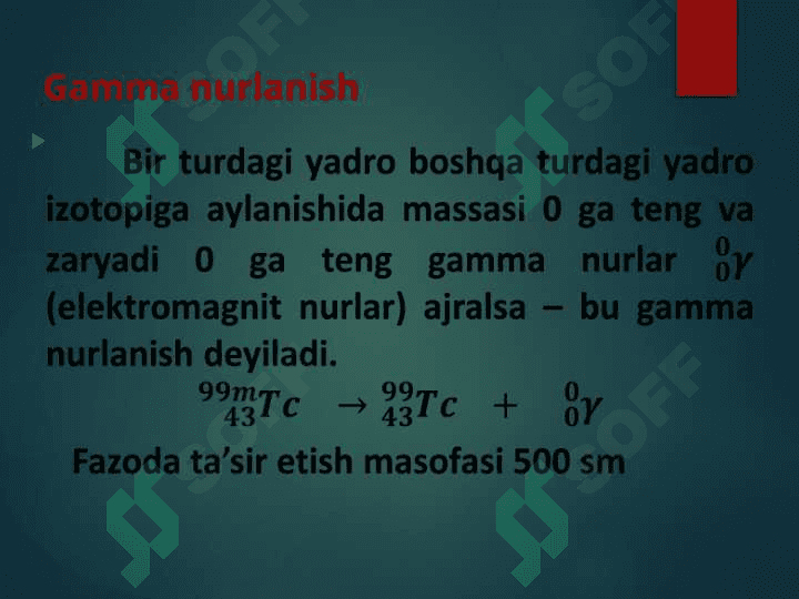 Yadro kimyosi. 8
