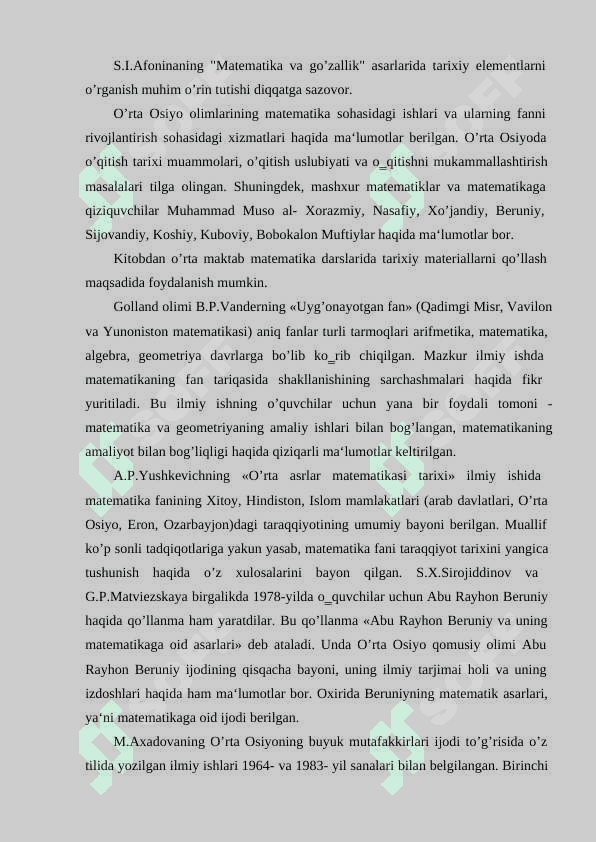 “ Boshlang’ich sinflarda matematika o’qitishda tarixiy elementlarni o’rgatish metodikasi 8