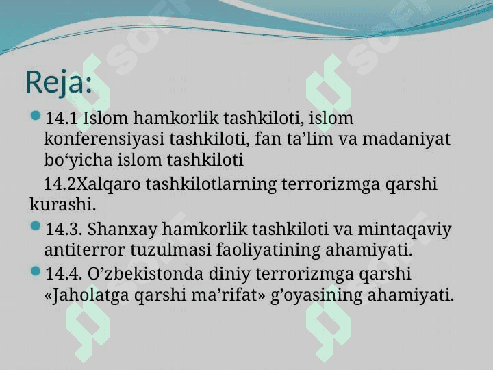 Xalqaro diniy tashkilotlar faoliyatining tarixi va ularning barqaror rivojlanish maqsadlariga erishishdagi ahamiyati 2
