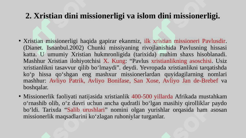 Kiber makonda din. Missionerlik va prozelitizmning siyosiy-ijtimoiy xavfi 5
