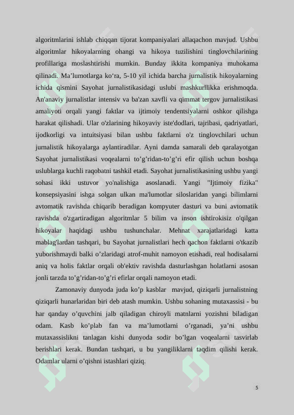 Onlayn jurnalistikada travel-jurnalistika taraqqiyoti tendensiyalari 5