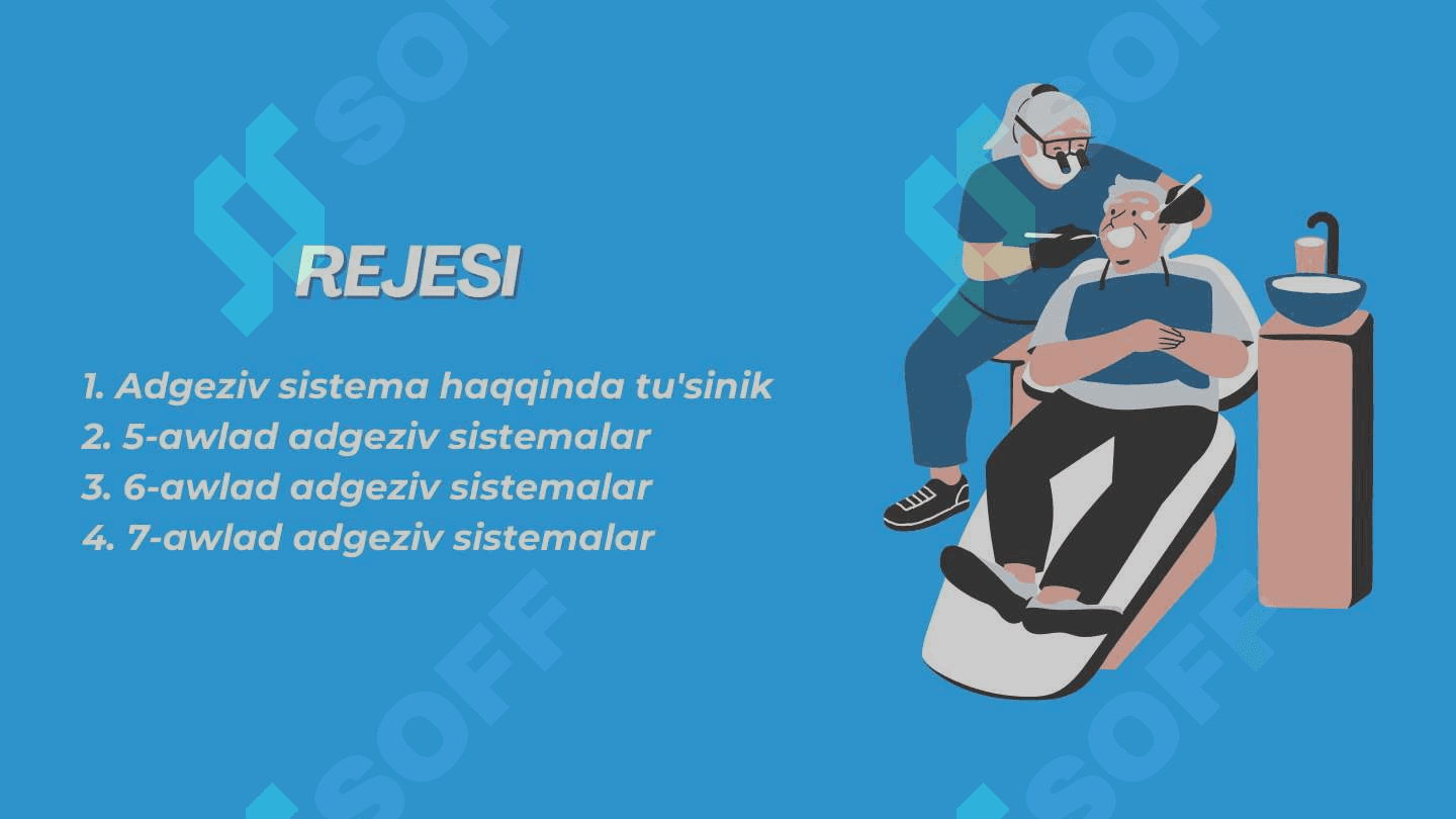 Kompozitlerdin 5,6,7 awlad adgeziv sistemalari tiykarlari 2