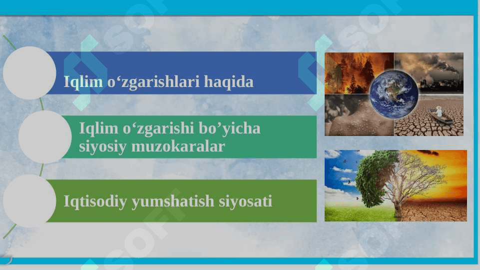 Iqlim o'zgarishi 2025 2