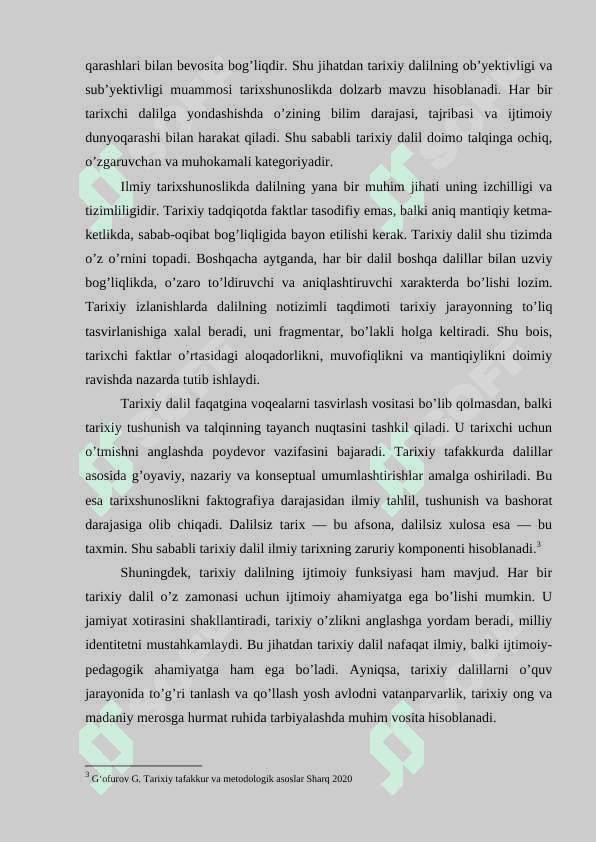 Tarixiy dalillarni interpretatsiya qilishda interfaol o’qitish usullarining o’rni 7