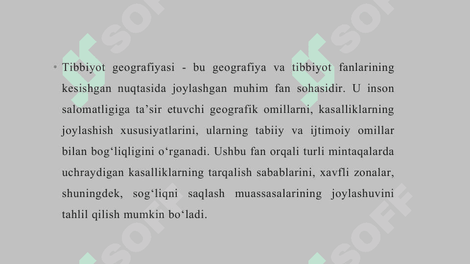 TIBBIYOT GEOGRAFIYASI 3