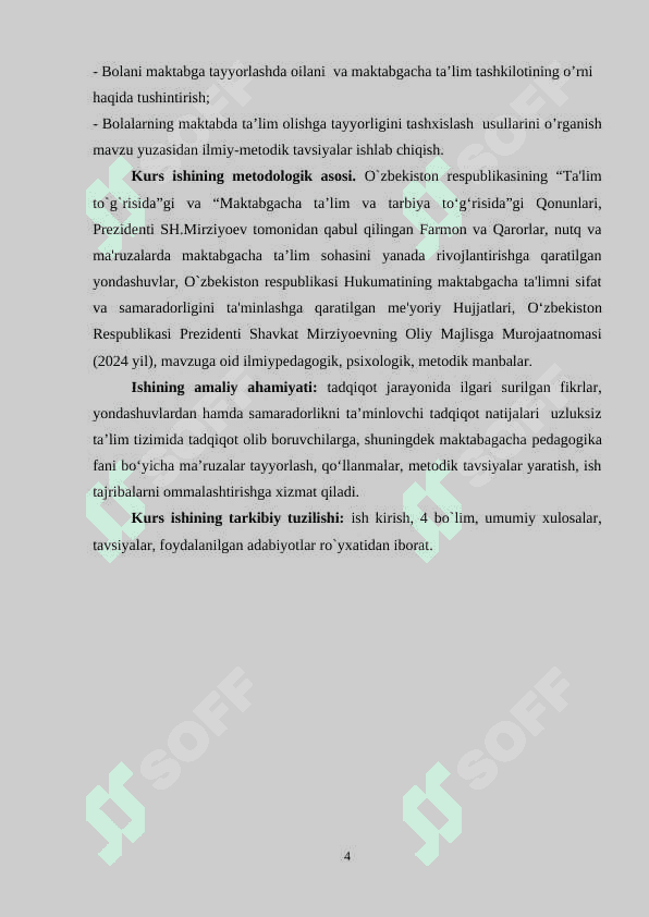 BOLALARNING MAKTABDA TA’LIM OLISHGA TAYYORLIGINI TASHXISLASH USULLARI 4