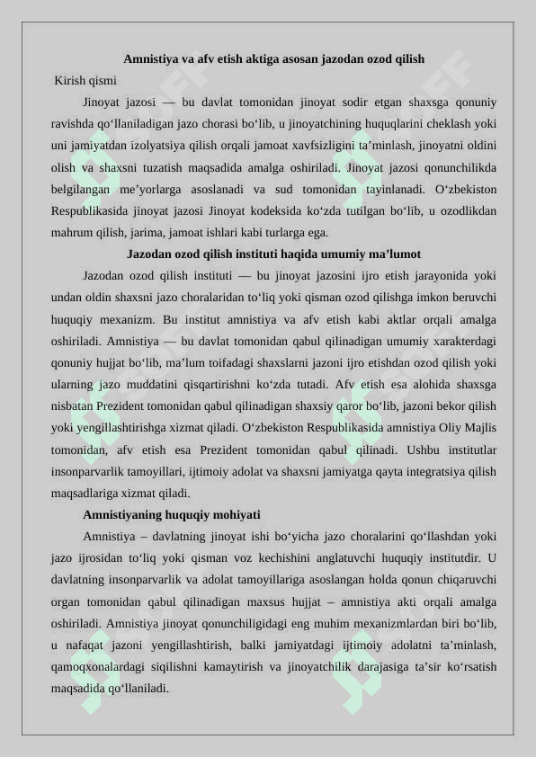 „Toʻmaris" hikoyasi boʻyicha test savollari javoblari bilan 2
