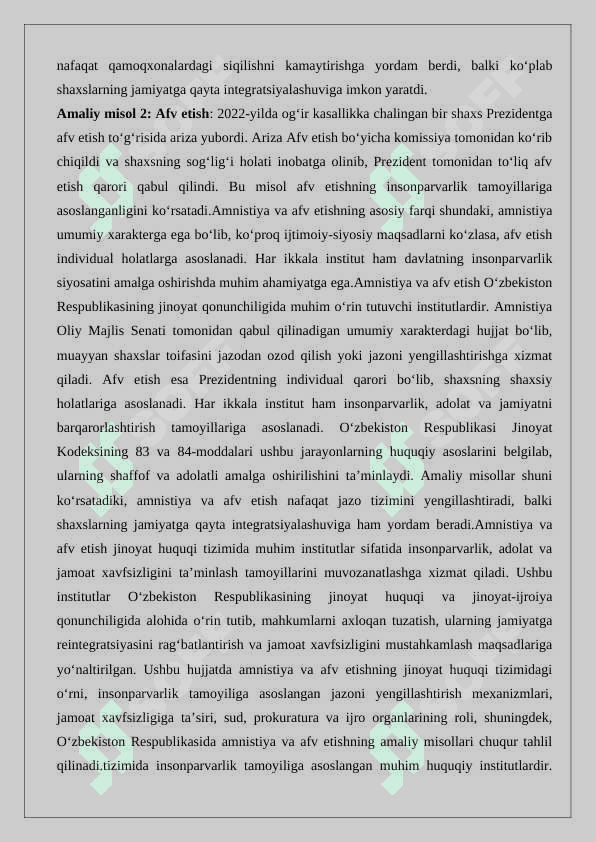 „Toʻmaris" hikoyasi boʻyicha test savollari javoblari bilan 8