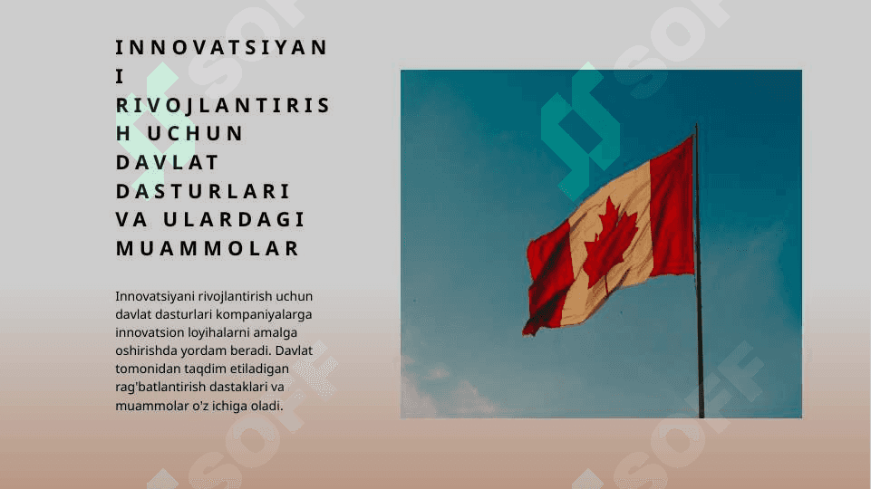 Korxonalarning innovatsion sohada rivojlanishini davlat tomonidan ragʻbatlantirish dastaklari 4