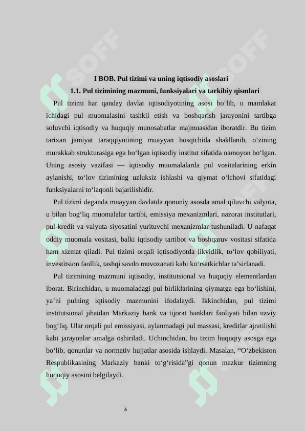 O‘zbekistonda milliy pul tizimini mustahkamlash vazifalari 6