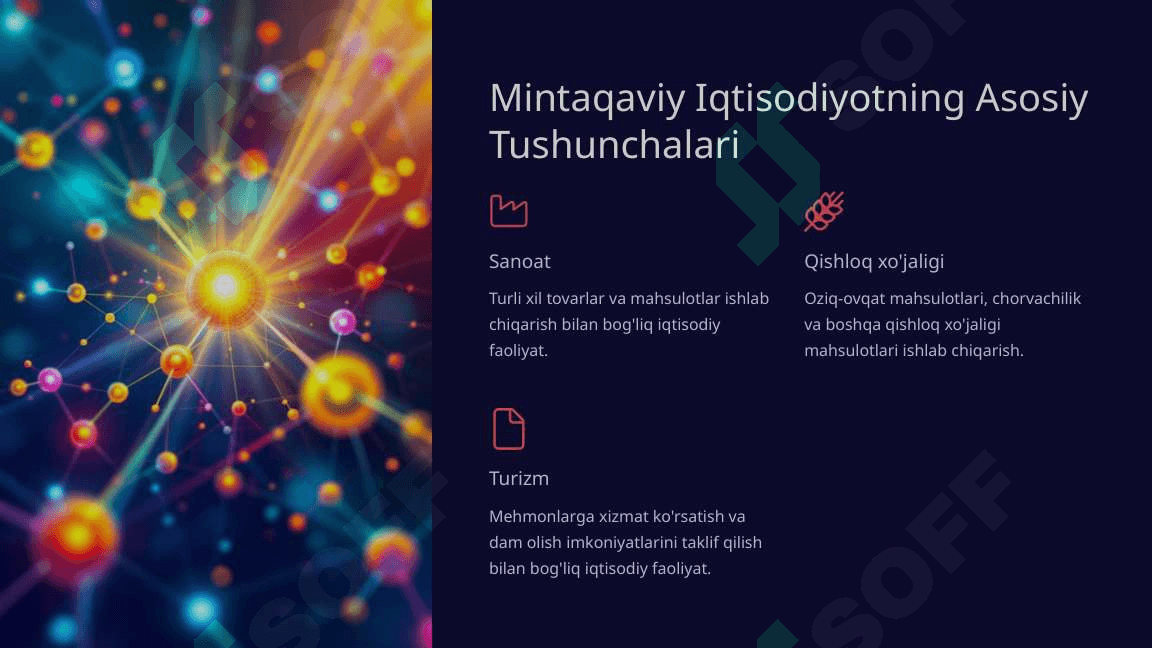“Mintaqaviy iqtisodiyot”ning predmeti, maqsadi va vazifalari 4