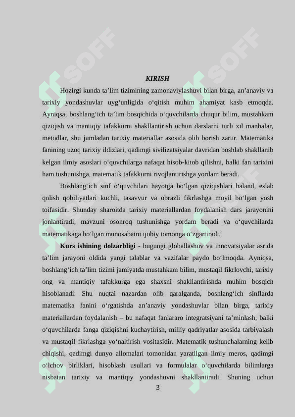 Boshlang’ich siflarda matematikani o’qitishda tarixiy materiallaridan foydalanish 3