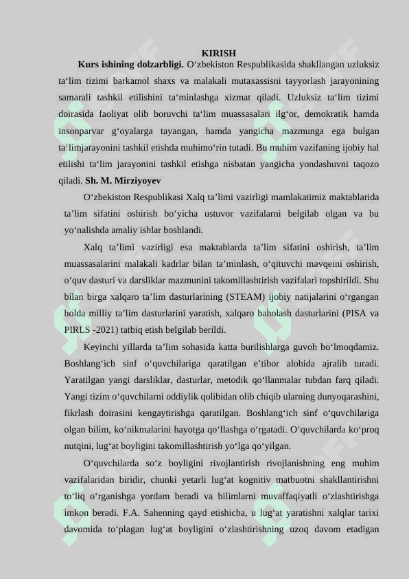 Qoldiqli bo'lishni o'rgatishda o'quvchilarni o'z o'zini nazorat qilishga o'rgatish 2