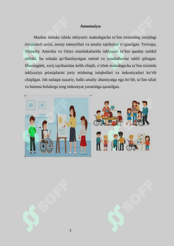Inklyuziv maktabgacha talimga doir xorij tajribasi 2