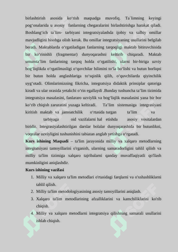 Boshlang‘ich ta’lim jarayonida integratsiyalashgan darslarni tashkil etish 3