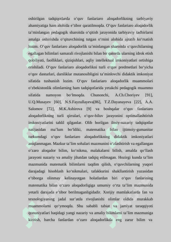 Boshlang‘ich ta’lim jarayonida integratsiyalashgan darslarni tashkil etish 6